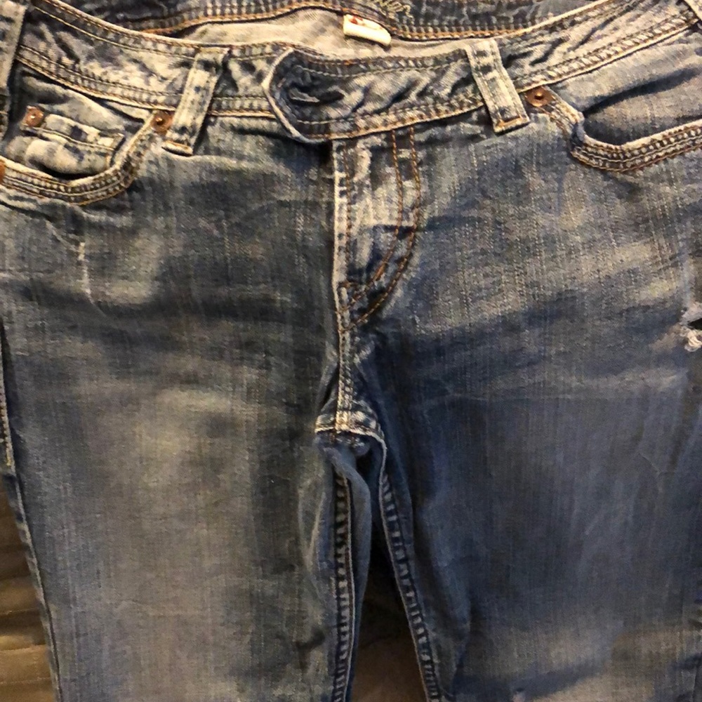 Silver jeans